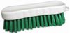 Green hand food brush