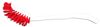 7032R - Red tableware food brush