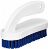 Blue food handle nail brush