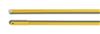 Food fiberglass handle 1,40m yellow