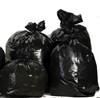 Reinforced black 50 liter trash bag, package of 500