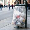 711064 - 110 liter transparent trash bag reinforced package of 200