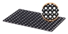 Slatted rubber mats outside 100 x 150 cm