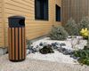 7996J - 40-litre outdoor wooden bin