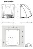 Zephyr JVD automatic hand dryer black