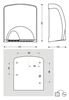 White JVD tornado hand dryer