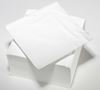 White disposable paper napkin 40X39 2-ply pack of 2000