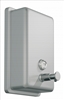 Liquid soap dispenser brushed stainless steel 850 ml