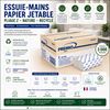 864044 - Hand towel disposable paper folding Z nature recycled package 3000