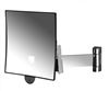 Single magnifying mirror Eclips chrome JVD