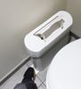 Side feminine hygiene bin