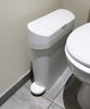 Side feminine hygiene bin