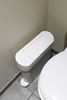 Side feminine hygiene bin