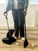 Tilting airport shovel