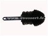 Half silk short handle brush head