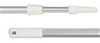 Telescopic aluminum handle 2 x 2 m cap screws