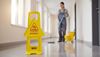 Self-supporting slippery floor sign