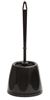 Combination toilet brush black