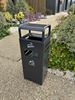 3L outdoor ashtray, 26L bin