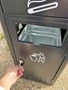 3L outdoor ashtray, 26L bin
