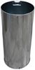 Stainless steel 3-stream recycling bin