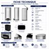89910230 - 30L stainless steel designer pedal bin