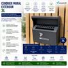 3L Outdoor Wall-Mounted Ashtray