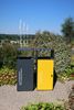 89910360 - 67L black cube recycling bin