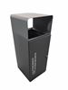 67L black cube recycling bin