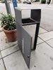 67L black cube recycling bin