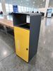 67L yellow recycling cube bin