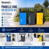 89910362 - 67L blue cube recycling bin