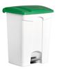 Kitchen trash HACCP 70 L green pedal