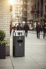 6L outdoor ashtray, 43L bin