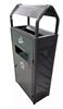 6L outdoor ashtray, 43L bin