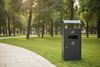 6L outdoor ashtray, 43L bin