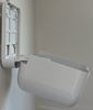White recycled central unwinding spool dispenser