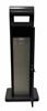 Standing ashtray with lockable terminal