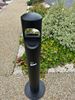 8L Tubular Totem Outdoor Ashtray