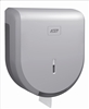 Toilet paper dispenser jumbo metal gray ABS JVD