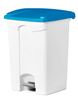 Kitchen trash HACCP 45 L blue pedal