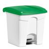 Kitchen trash HACCP 30 L green pedal
