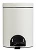 Rossignol metal pedal bin 5L white sanelia