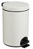 Sanelia Rossignol 14L white pedal bin