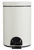 Sanelia Rossignol 14L white pedal bin