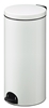 metal pedal bin 30L white nightingale sanelia