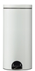 metal pedal bin 30L white nightingale sanelia