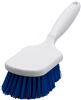 Wide blue food brush
