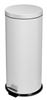 Pedal bin 30 liters white epoxy steel