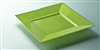 Square anise-colored plastic plate 240 x 96